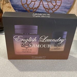 New English Laundry Armour cologne gift box set, 3.4 fl oz plus 20 ml, sealed